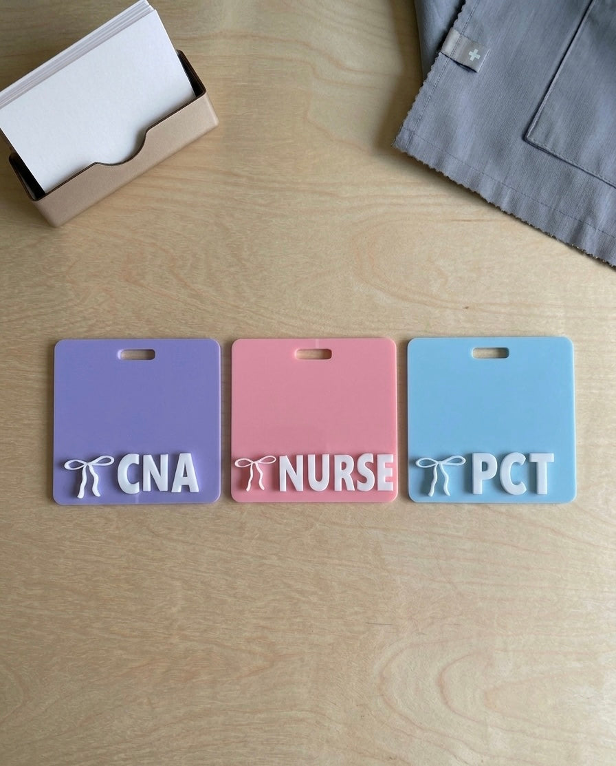 Horizontal Bow Badge Buddy