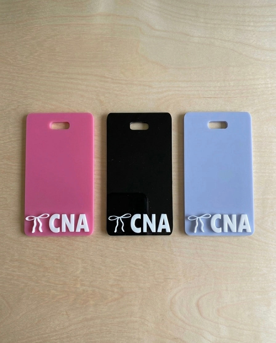 Vertical Bow Badge Buddy