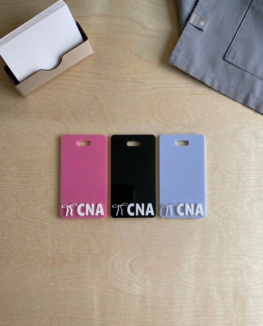 Vertical Bow Badge Buddy