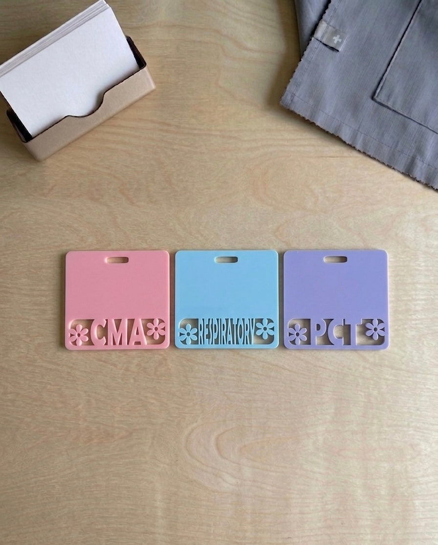 Horizontal Daisy Badge Buddy