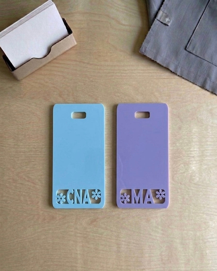 Vertical Daisy Badge Buddy